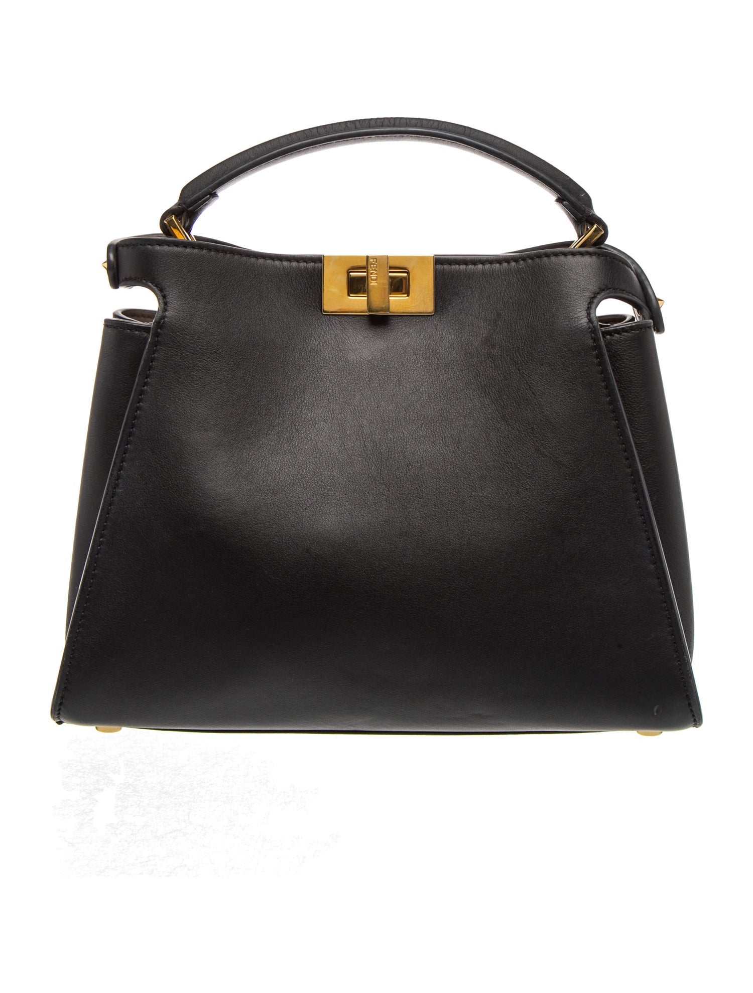 Fendi Leather Peekaboo Medium