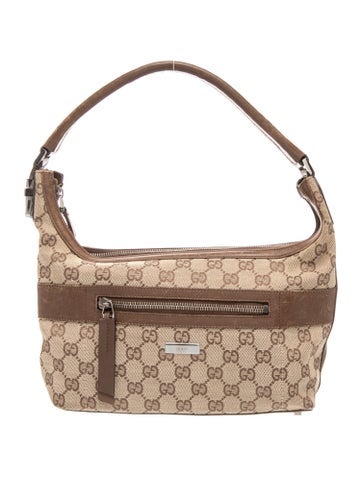 GG Canvas Top Handle Bag
