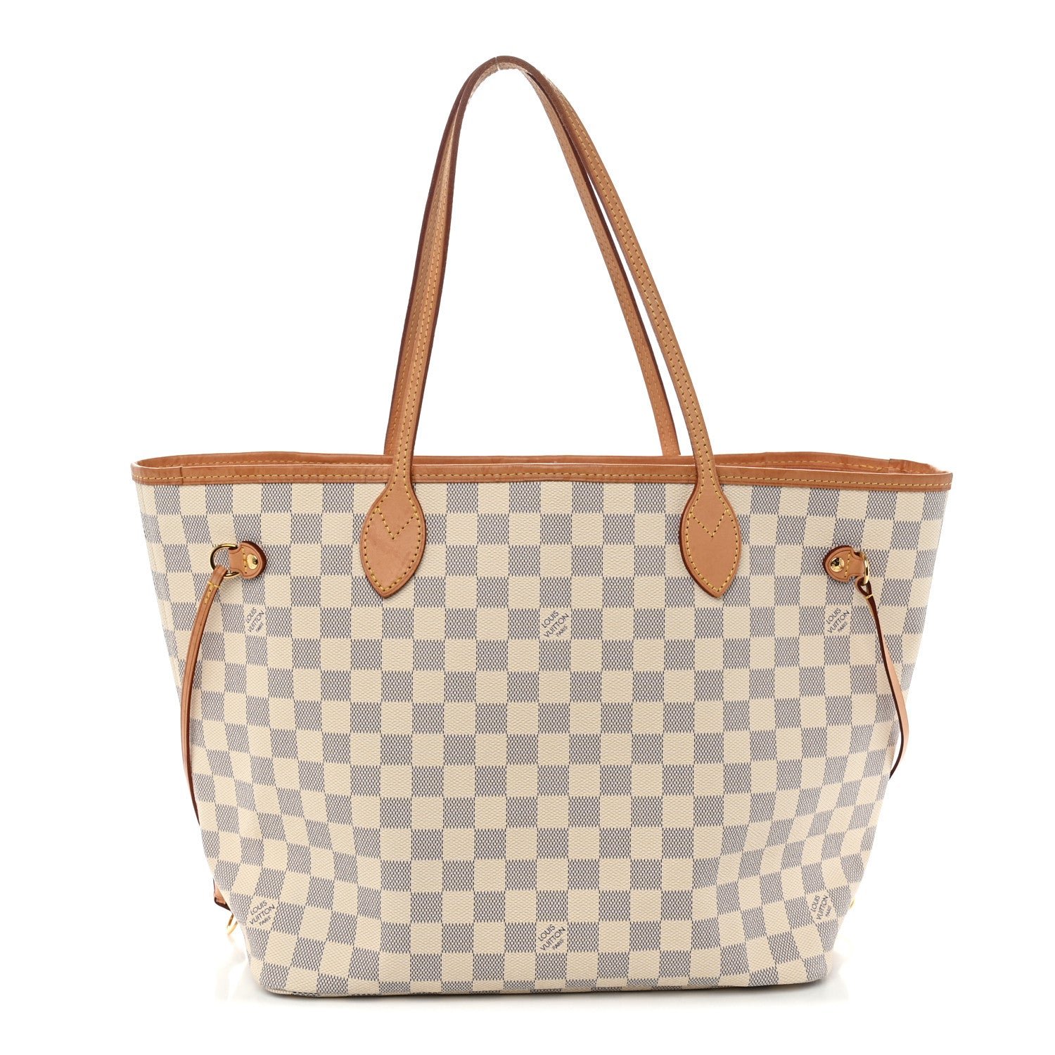Louis Vuitton Damier Azur Neo Neverfull MM Rose Ballerine