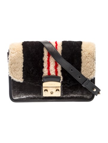 Shearling Shoulder Bag