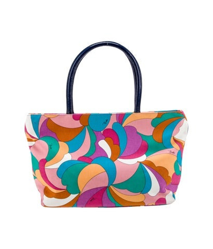 Emilio Pucci Pucci Canvas Shoulder Bag