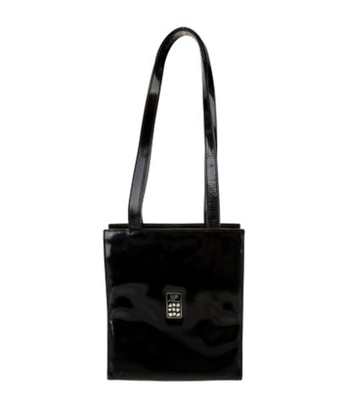 Courreges Leather Top Handle Bag