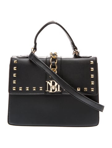 Badgley Mischka Leather Top Handle Bag Vintage w/ Tags
