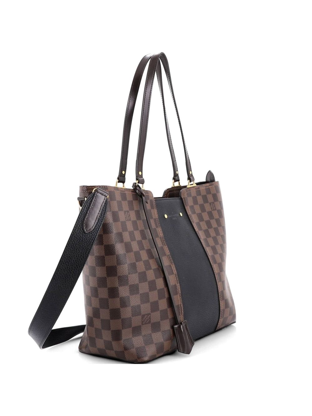 Jersey Handbag Damier with Leather shoulder bag