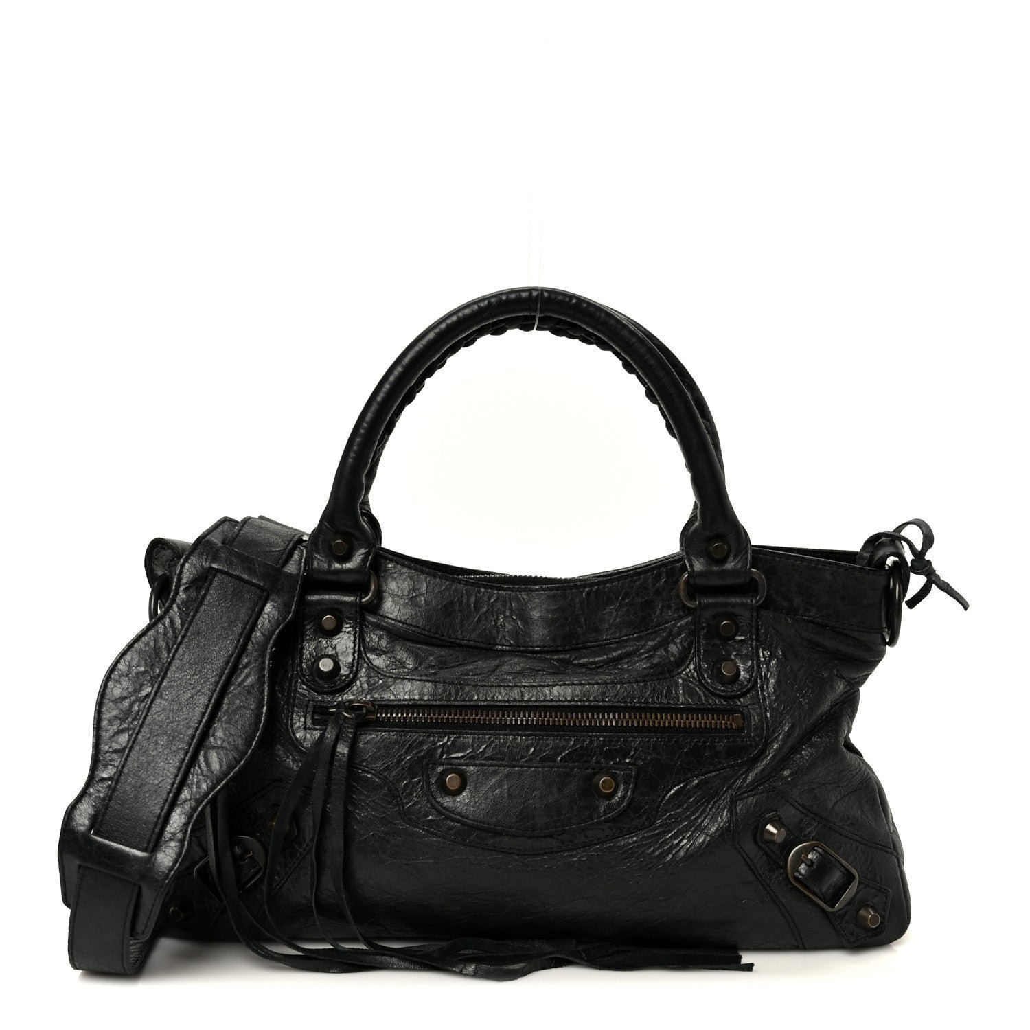 Balenciaga Agneau Classic Hardware First Black