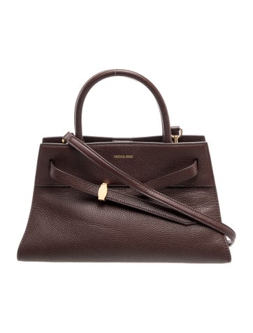 Leather Top Handle Bag