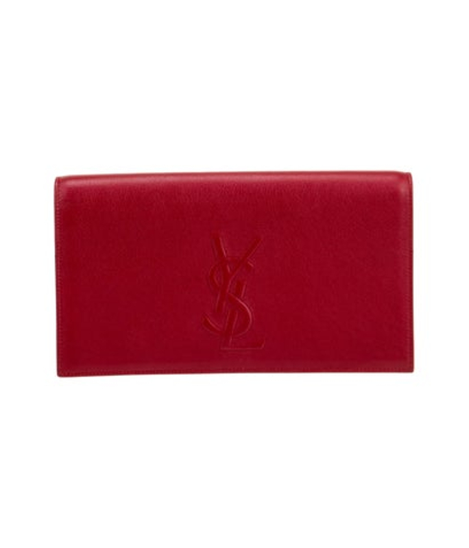Saint Laurent Saint Laurent Leather Clutch