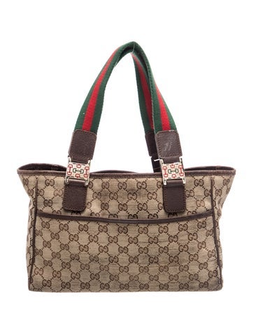 GG Canvas Tote Small Vintage