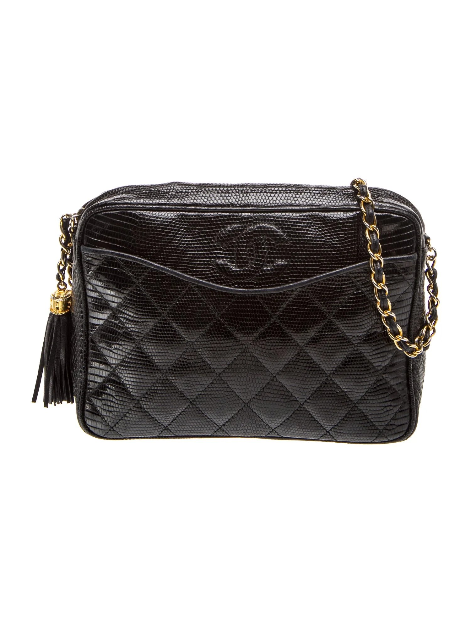 Quilted Tassel Camera Bag