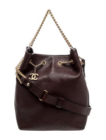 Paris-Rome On My Shoulder Bucket Bag