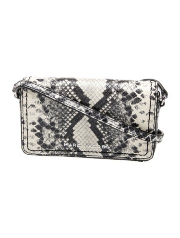 Embossed Leather Crossbody Bag
