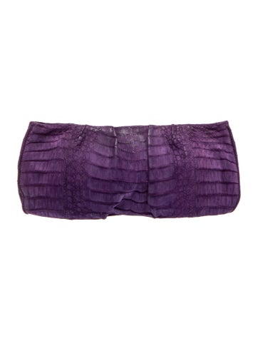 Nancy Gonzalez Crocodile Clutch