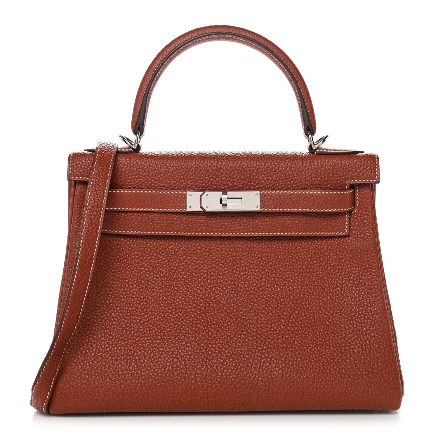 Hermes Hermes Togo Kelly Retourne 28 Sienne