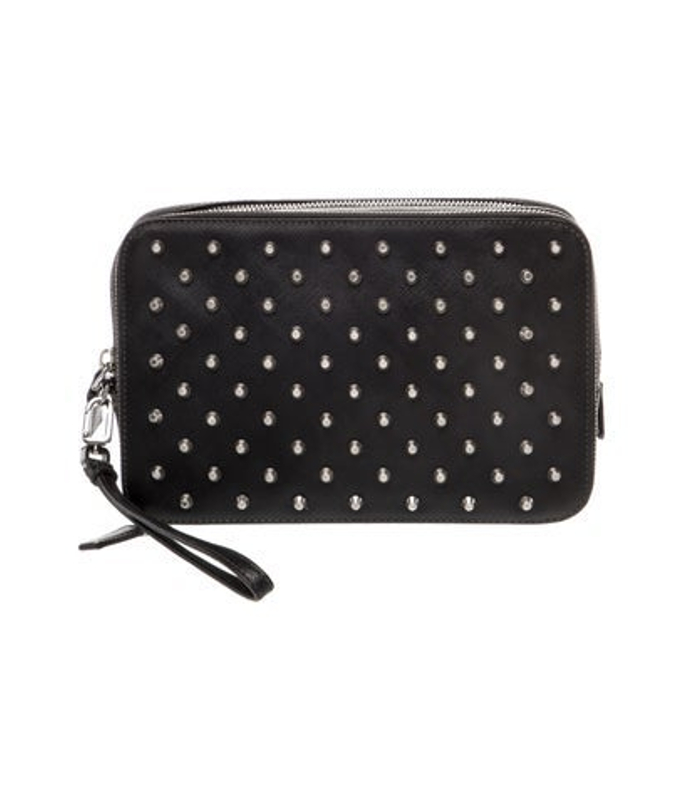 Prada Saffiano Lux Leather Clutch