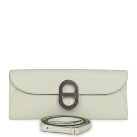 Hermes Hermes Chaine d'Ancre Wallet to Go Vert Fizz Epsom Palladium Hardware