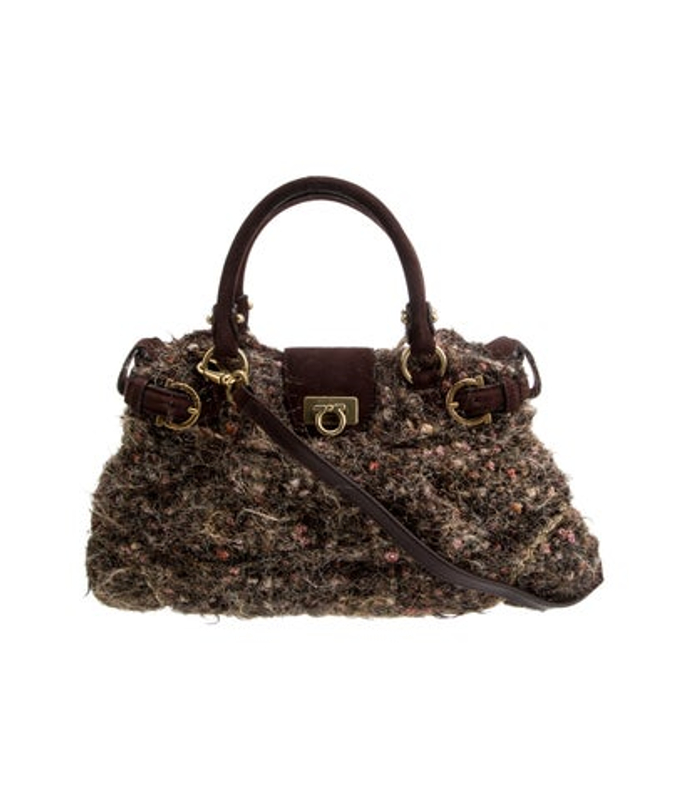 Salvatore Ferragamo Ferragamo Gancini Top Handle Bag