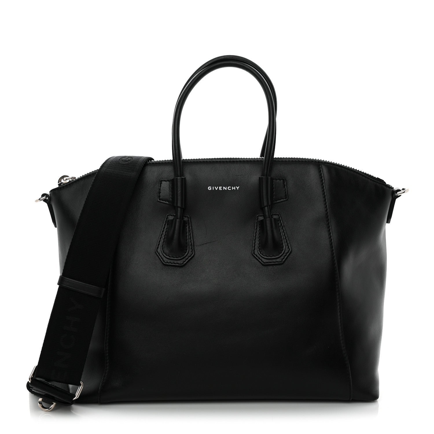 Givenchy Givenchy Box Calfskin Small Antigona Sport Top Handle Bag  Black