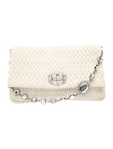 Miu Miu Leather Shoulder Bag