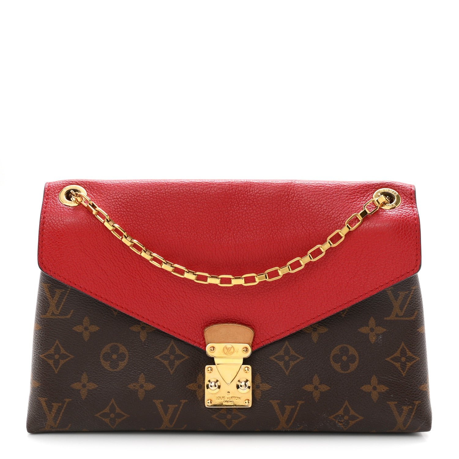 Louis Vuitton Monogram Pallas Chain Cherry