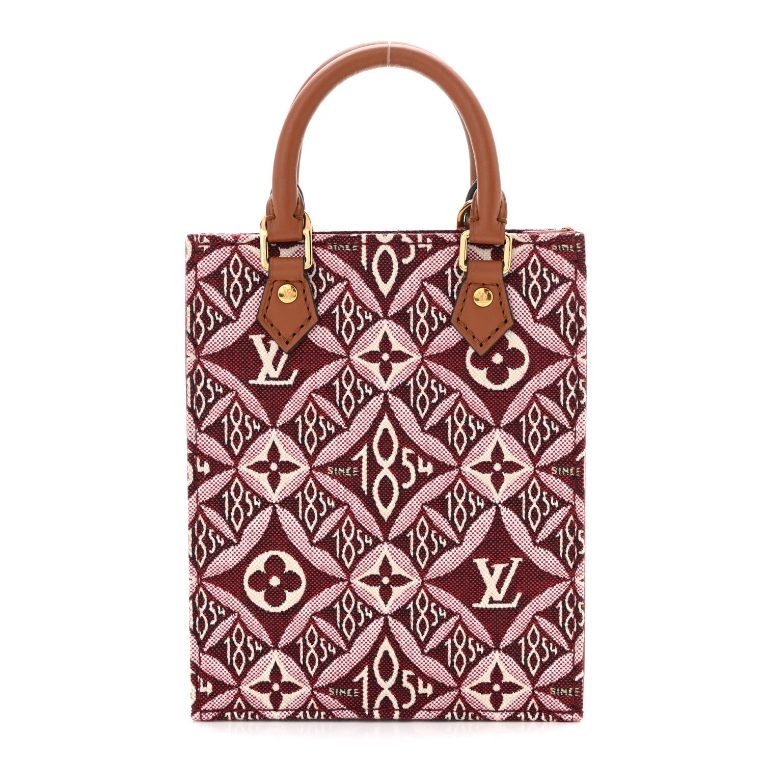 Louis Vuitton Jacquard Since 1854 Petit Sac Plat Bordeaux