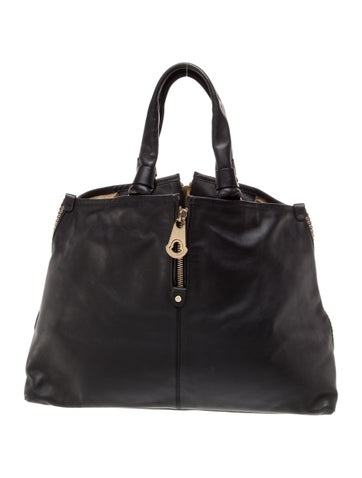 Moncler Leather Top Handle Bag