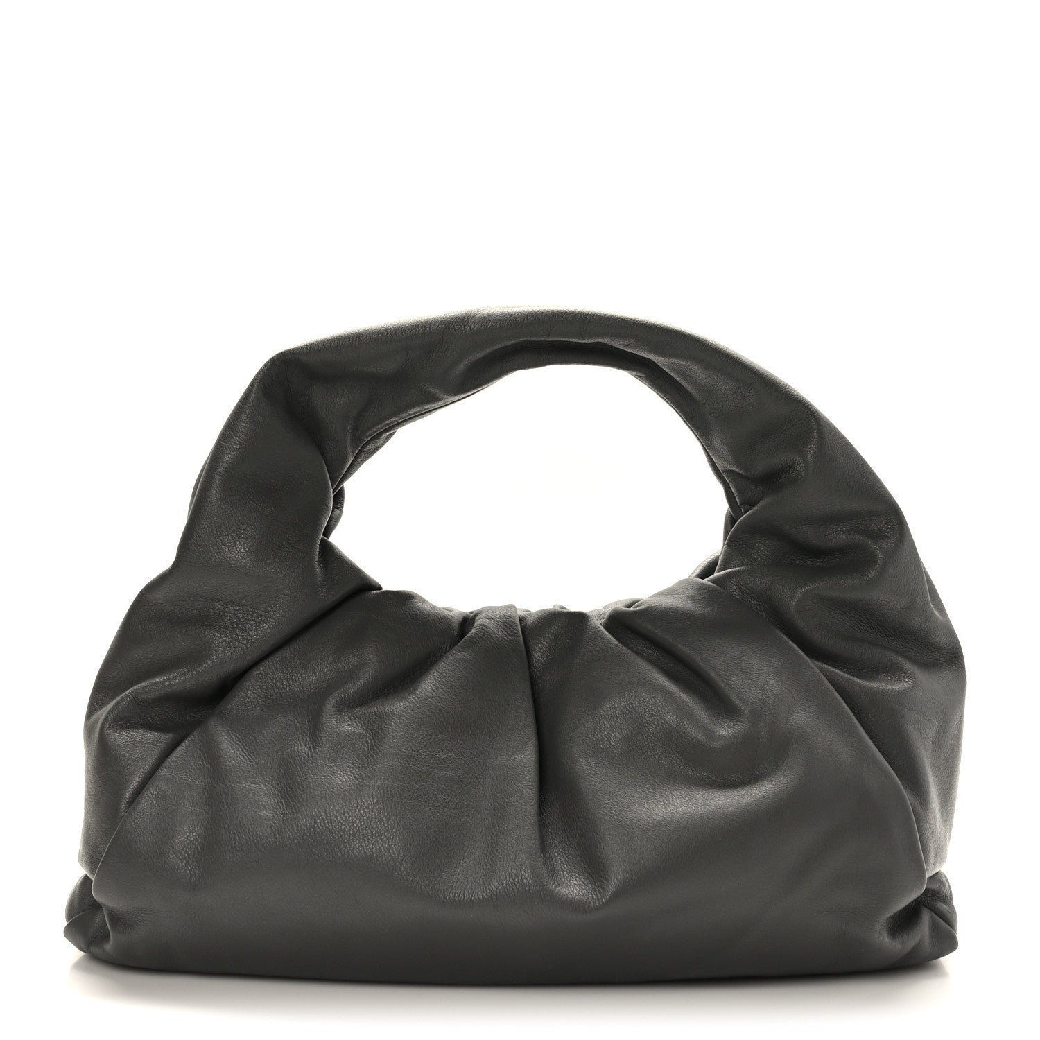 Bottega Veneta Smooth Butter Calfskin Small The Shoulder Pouch Grey