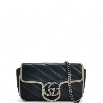 Calfskin Gg Marmont Super Mini