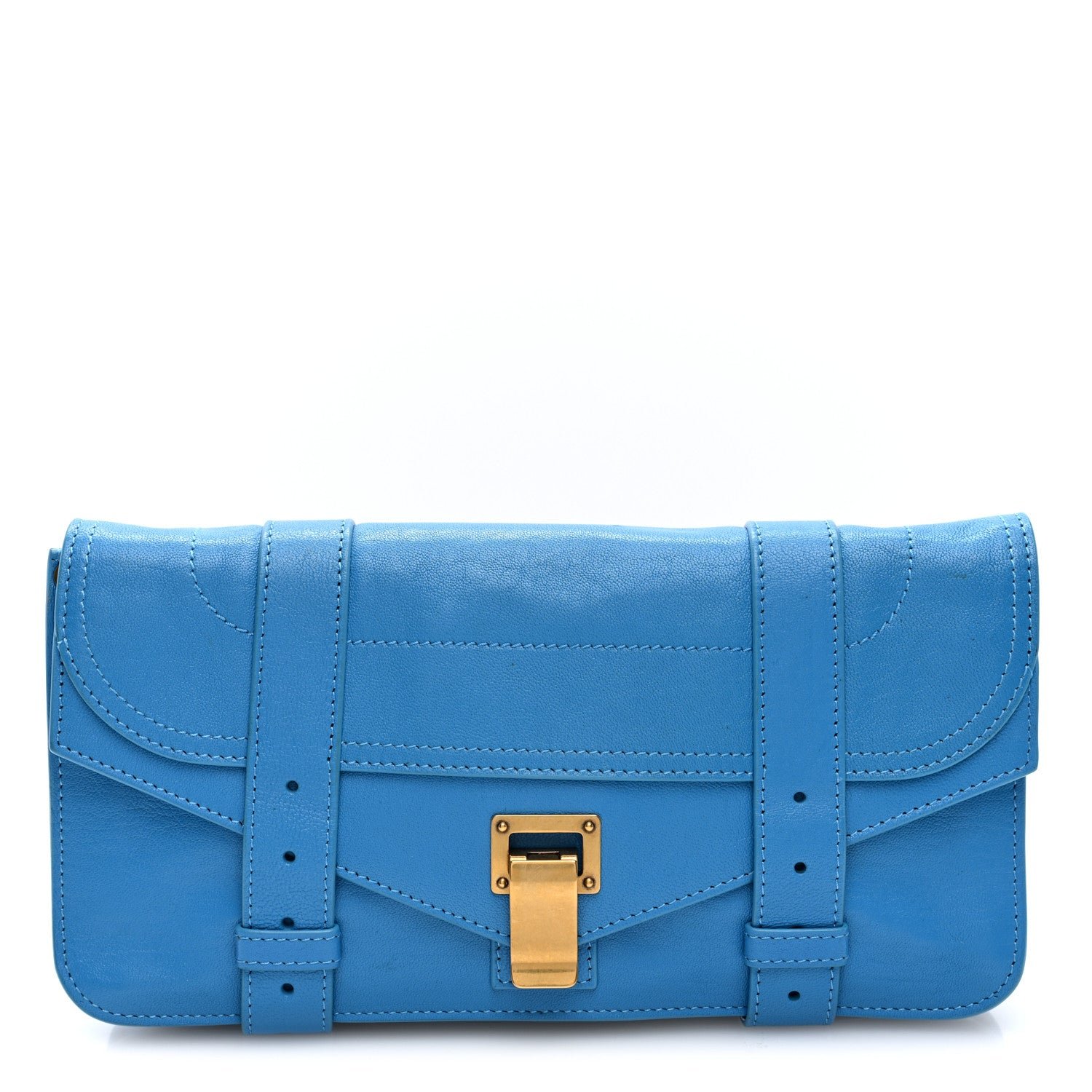 Proenza Schouler Proenza Schouler Lambskin PS1 Pochette Clutch Rip Tide