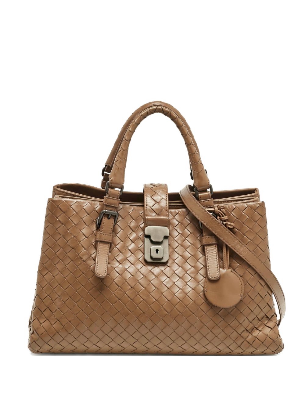 small Roma leather tote bag