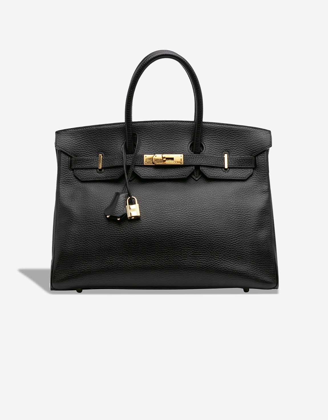 Hermes 
		Birkin 35 Clémence Black    