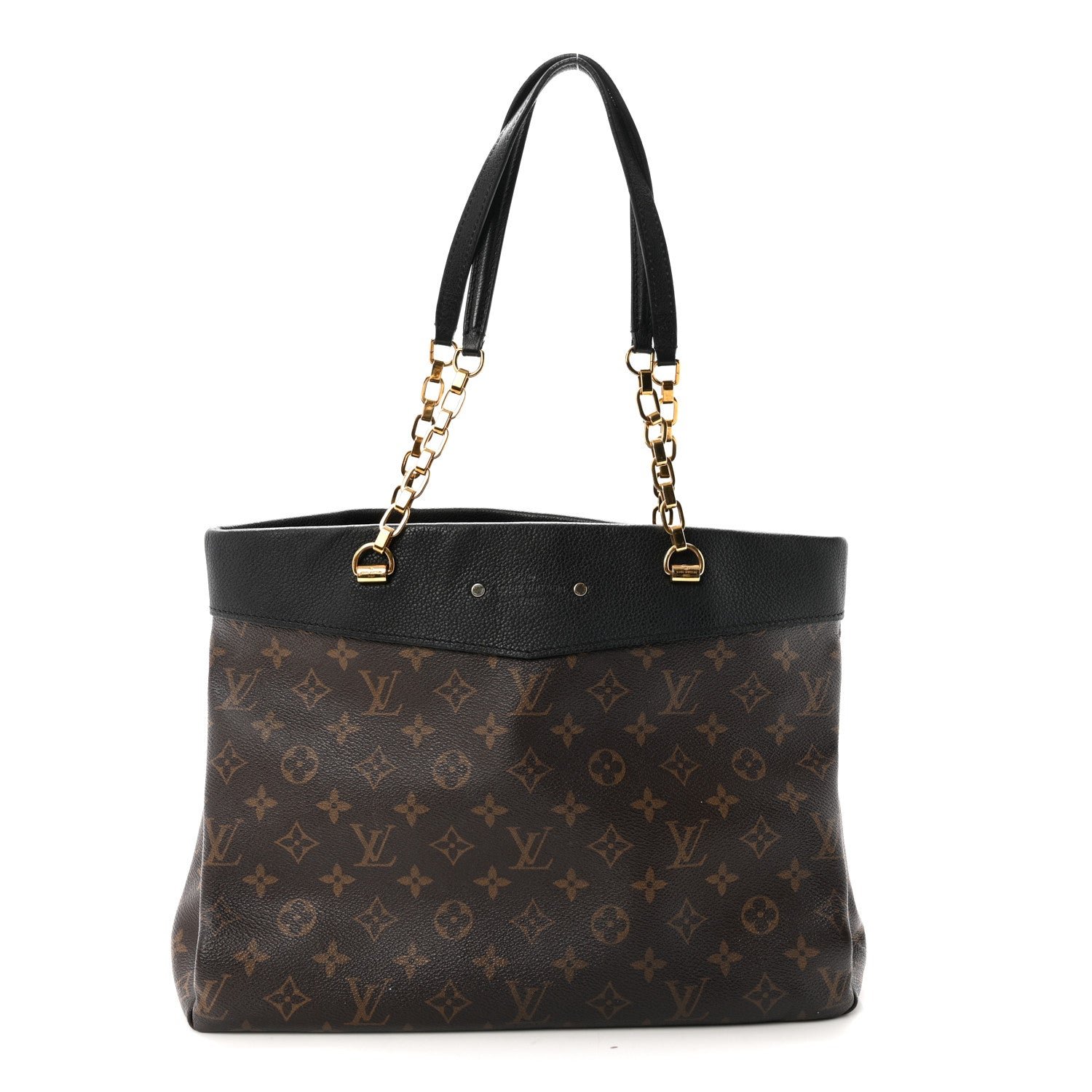 Louis Vuitton Monogram Pallas Shopper Black