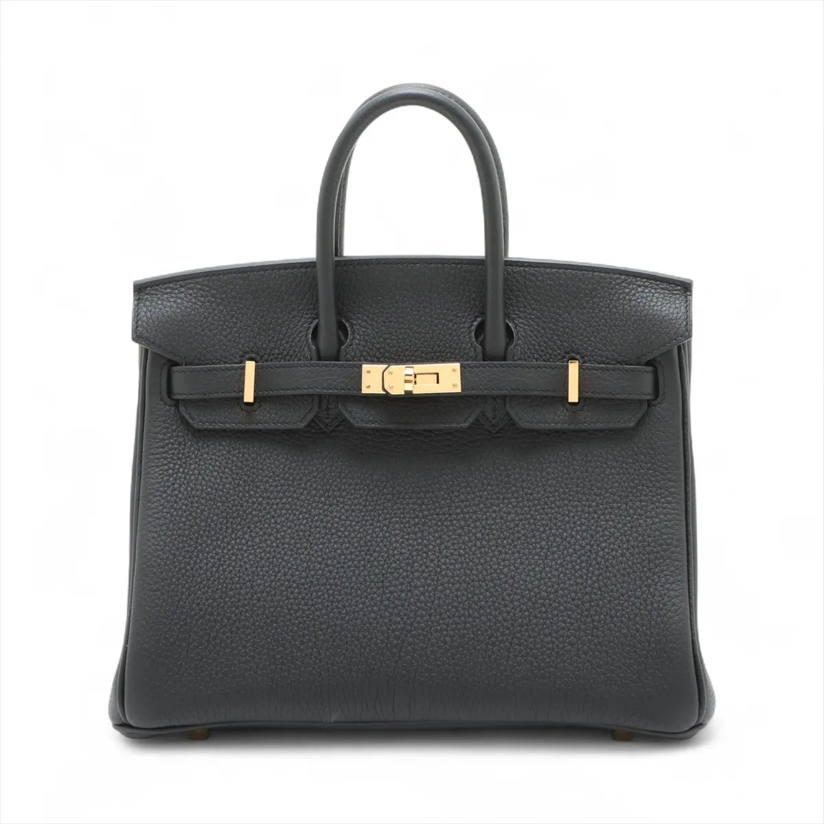 Hermès Birkin 25 Le Tournay Togo Black Gold Metal Fittings