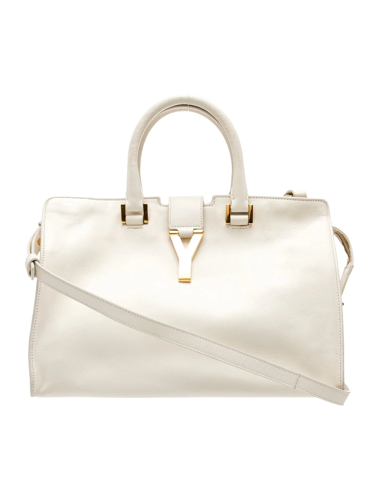 Leather Y Cabas Small