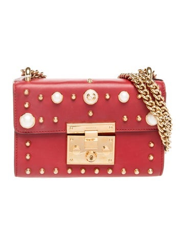 Faux Pearl Padlock Small