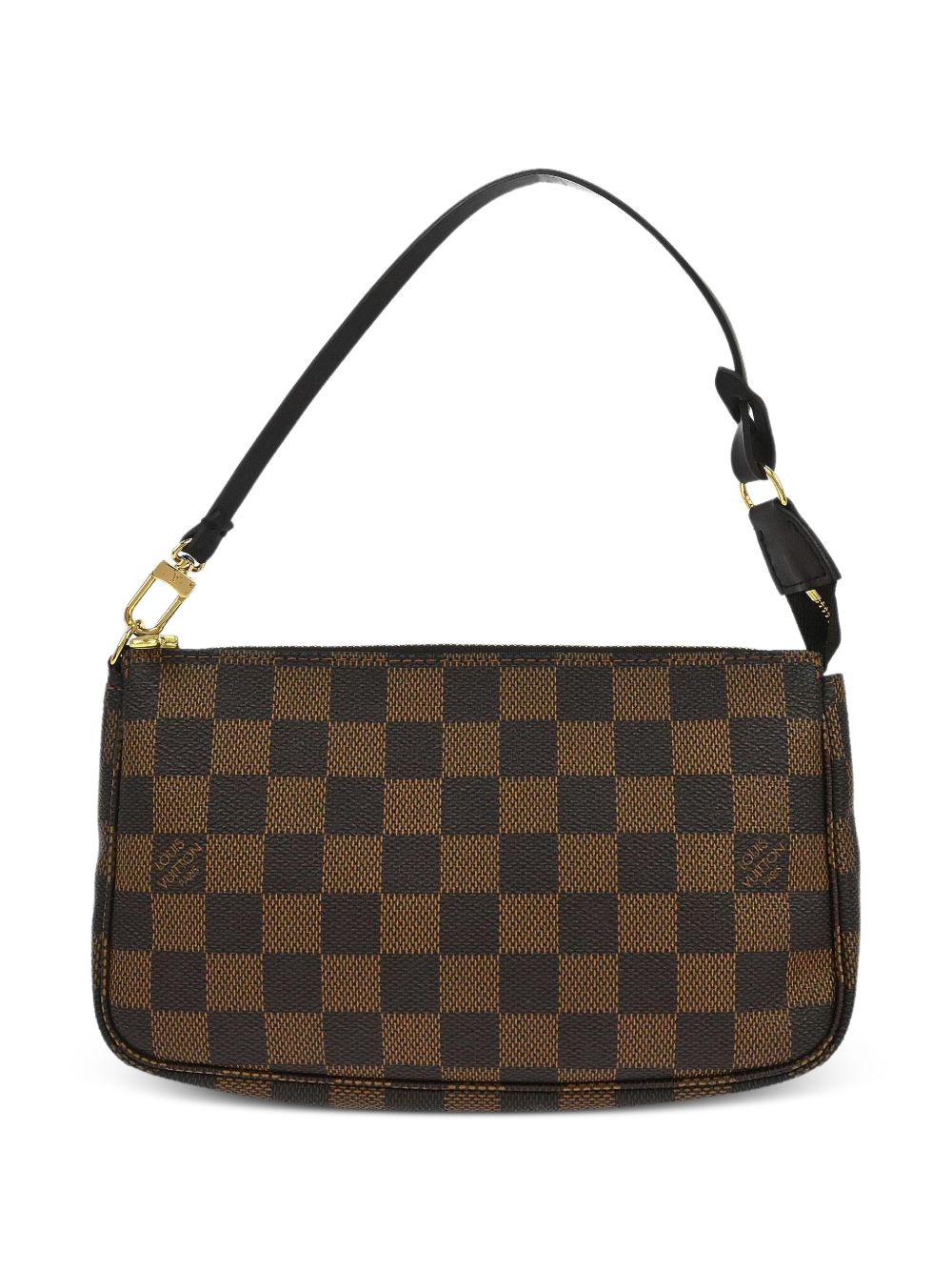 2006 Damier Ebène chequered top handle shoulder bag