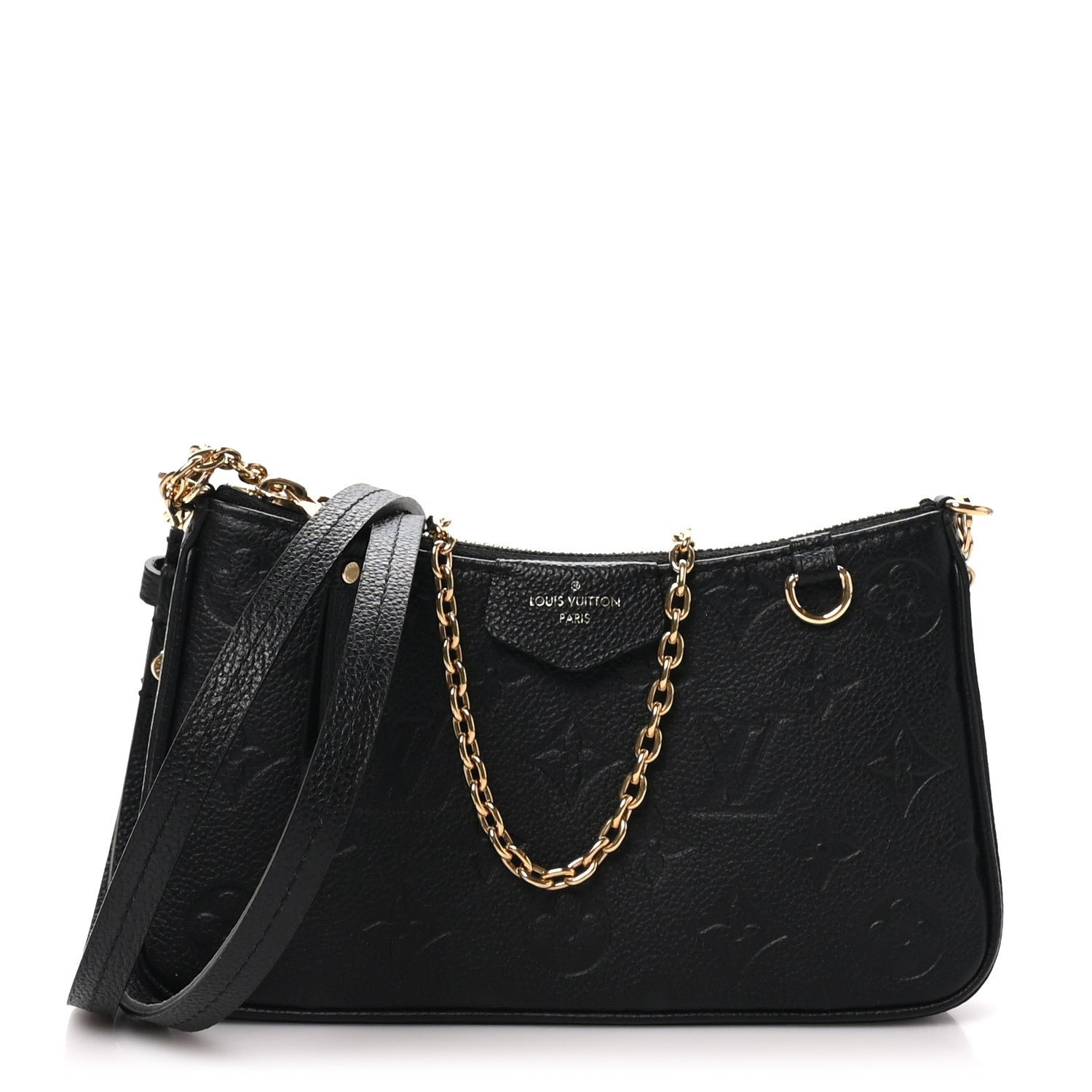 Louis Vuitton Empreinte Easy Pouch On Strap Black