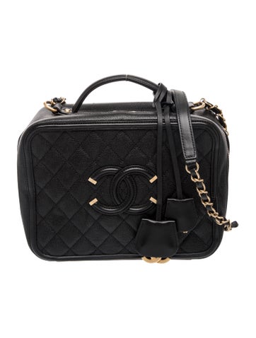 Large CC Filigree Vanity Case