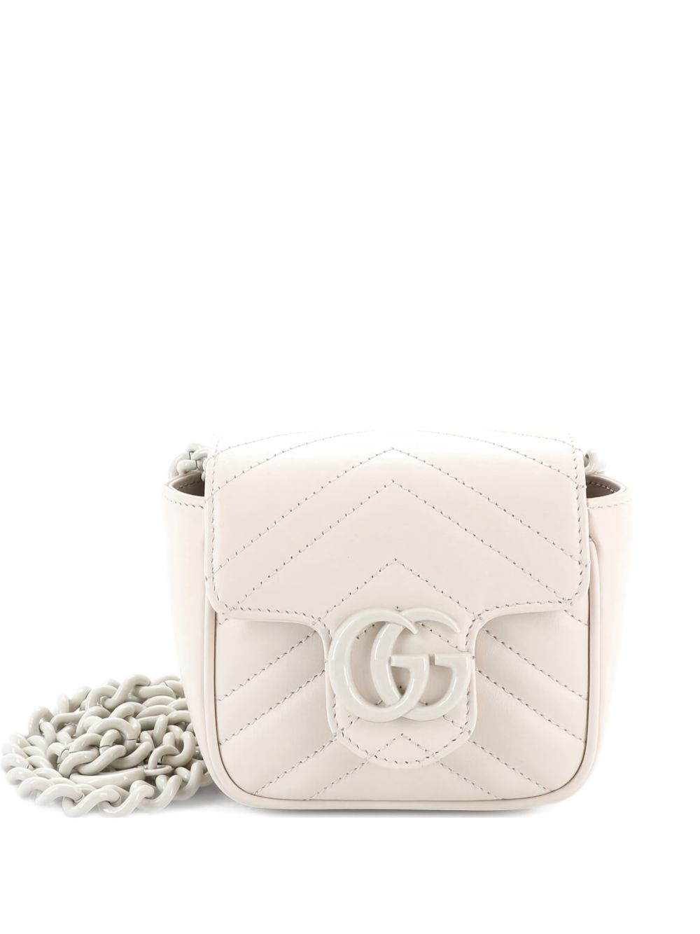 GG Marmont Flap Matelasse Leather Mini belt bag