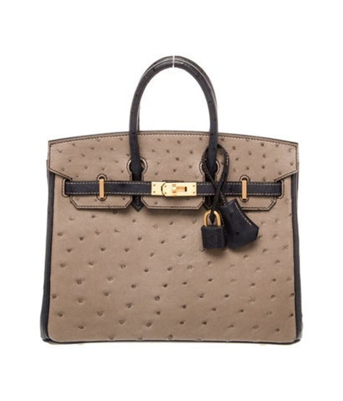 Hermes Special Order Ostrich Birkin 25