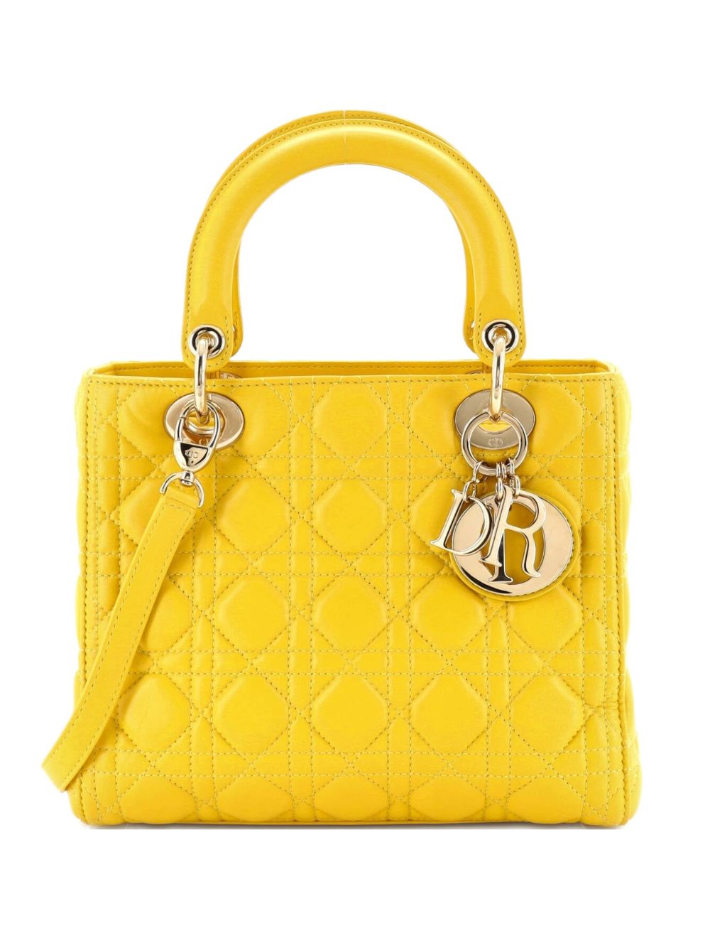 Lady Dior Bag Cannage Quilt Lambskin Medium satchel