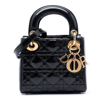 Leather Cannage Lady Dior