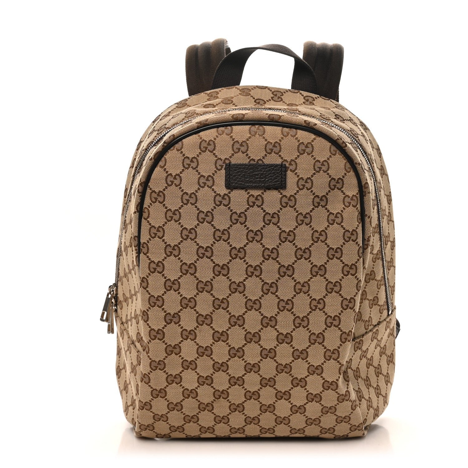 Gucci Monogram Travel Backpack Dark Brown