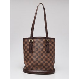 Louis Vuitton Damier Canvas Marais Bucket Bag W/O Pochette