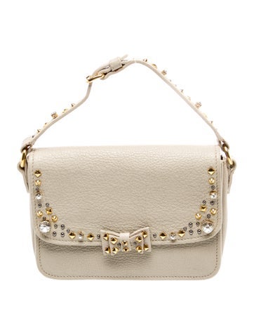 Miu Miu Leather Top Handle Bag