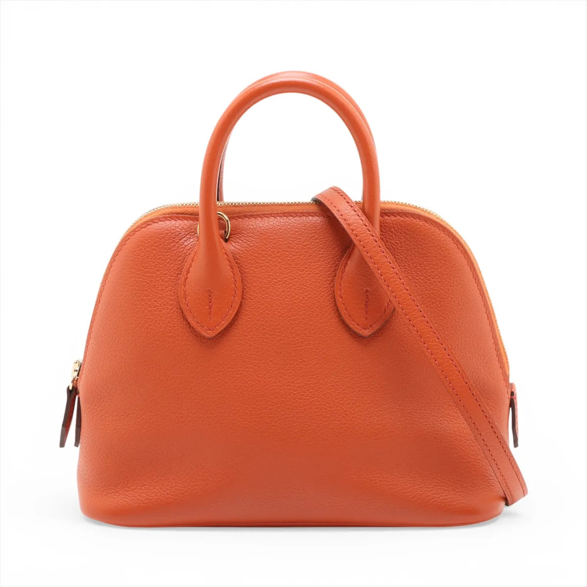 Hermès Bolide 1923 Mini 18 Verso Evercolor Tail batu x anemone Gold Metal Fittin