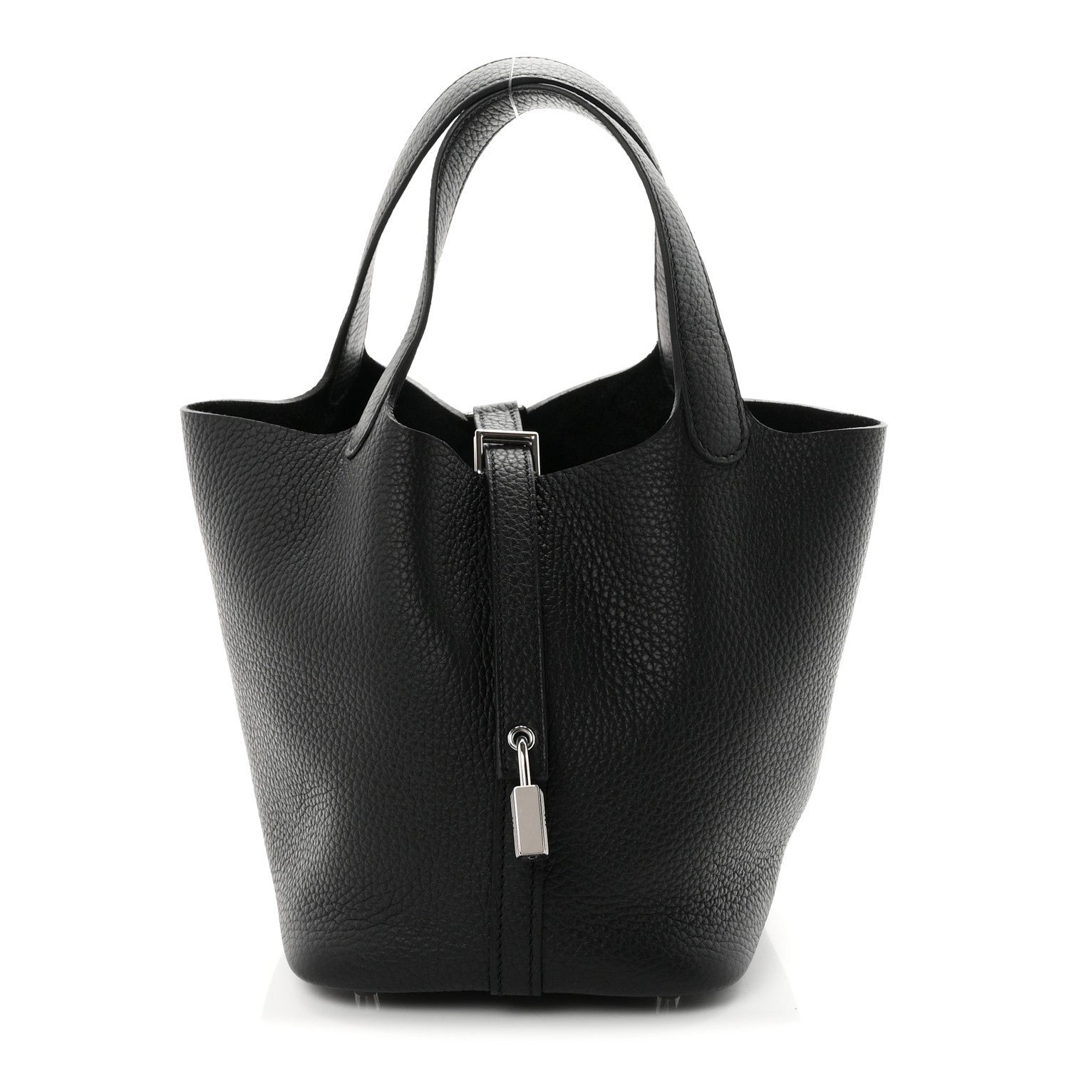 Hermes Taurillon Clemence Picotin Lock 18 PM Black