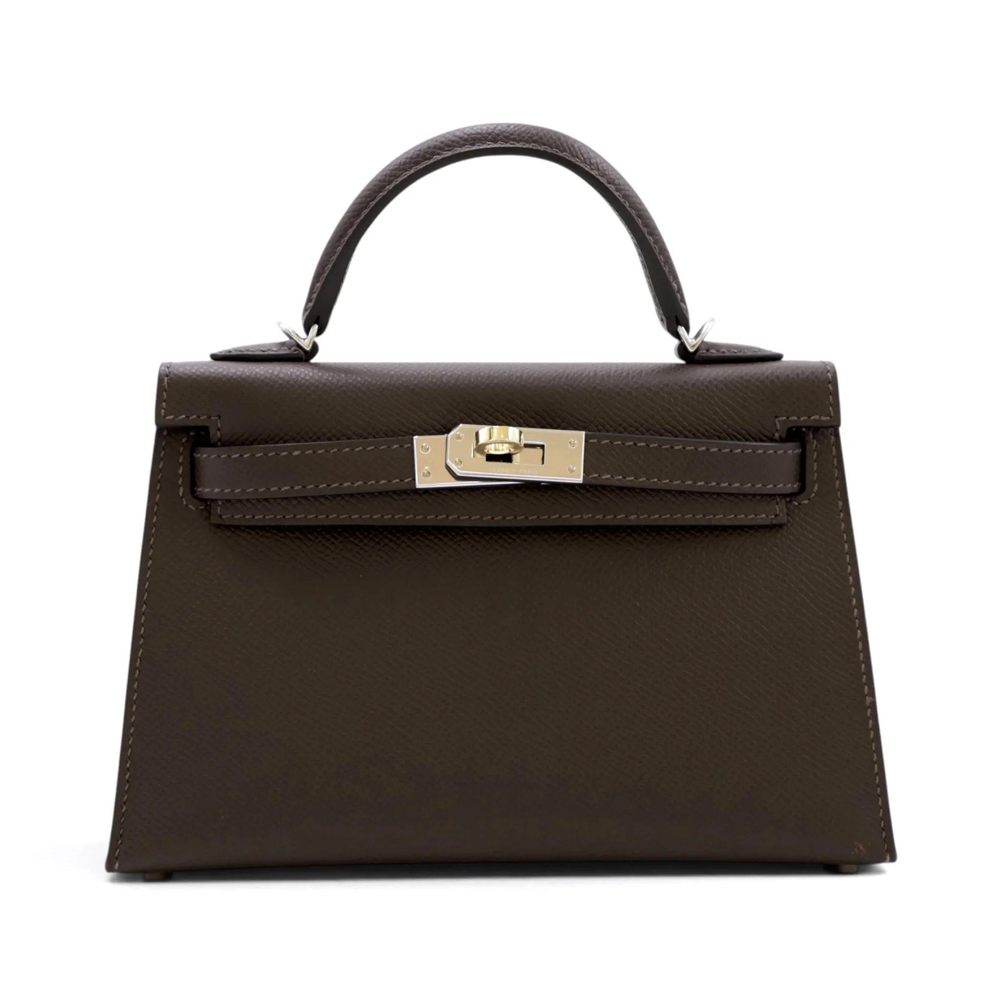 Hermes Mini Kelly II Ebene (46) Epsom Electrum hardware K (2025)