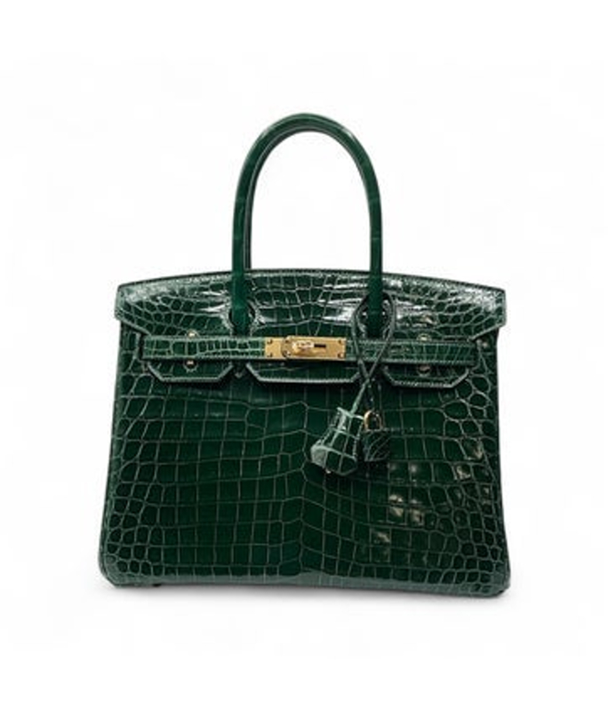 Hermes Shiny Niloticus Crocodile Birkin 30