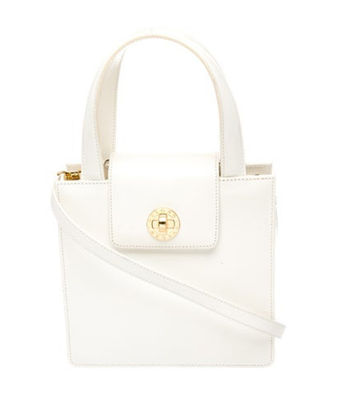 Bvlgari Leather Top Handle Bag