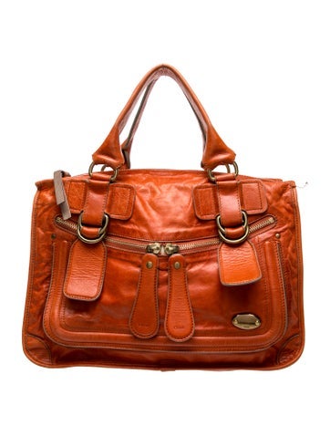 Leather Top Handle Bag